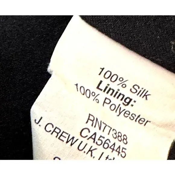 Madewell Silk Tropical Palm Print Racerback Mini Dress Sz 2 Black Green Red Mini - Picture 10 of 10